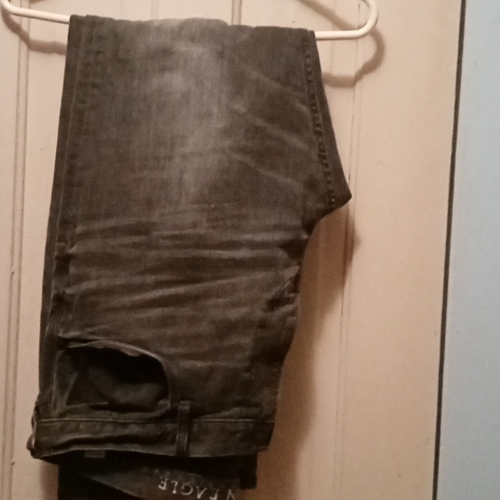 American eagle original straight grey distressed jeans 🔥🔥38x32